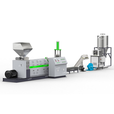 180-220 kg / saat Mavi Renk Pet Şişe Pul Geri Dönüşüm Makinası Yüksek Verimli pet Peletleme Makinesi