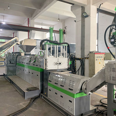 Plastik Peletleme için Su Halkası Sıcak Kesme Özelleştirilmiş PE Geri Dönüşüm Makinesi