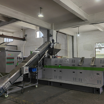 Lvdao 110mm vida, iki aşamalı özelleştirilmiş plastik geri dönüşüm makinesi ile yüksek dereceli 38CrMoAIL'den yapılmıştır